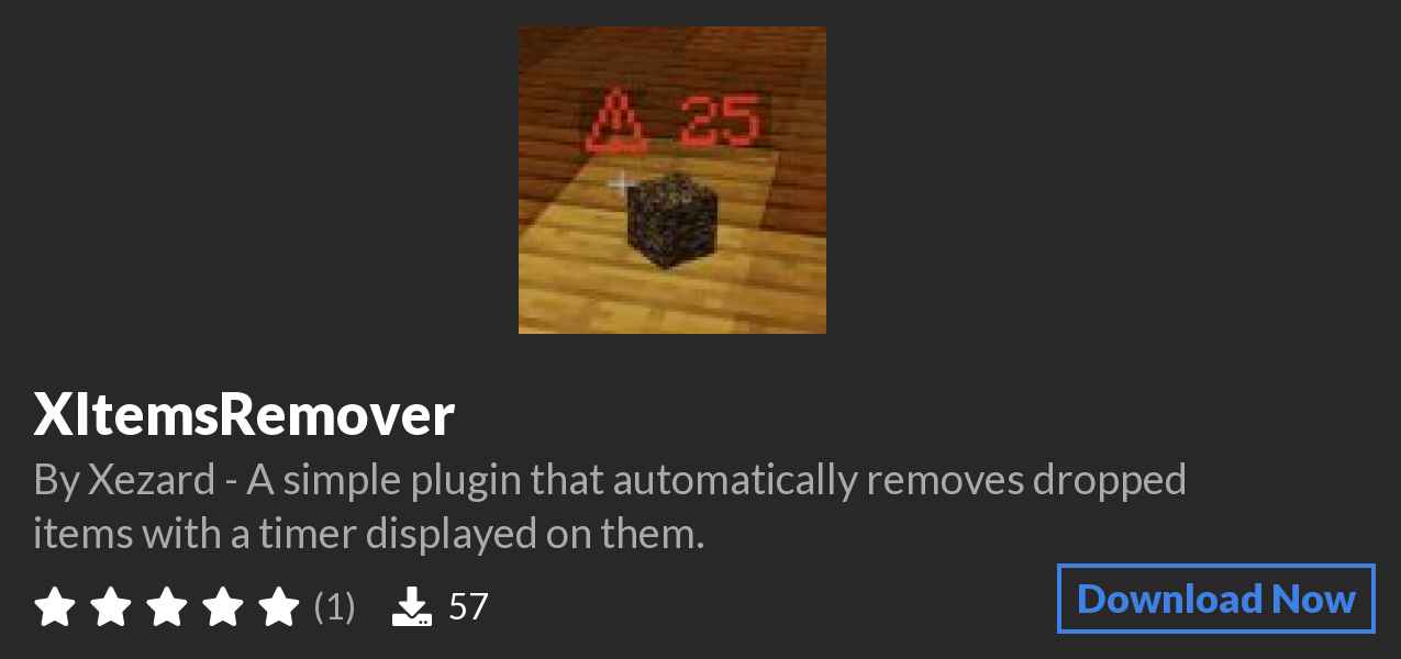 Download XItemsRemover on Polymart