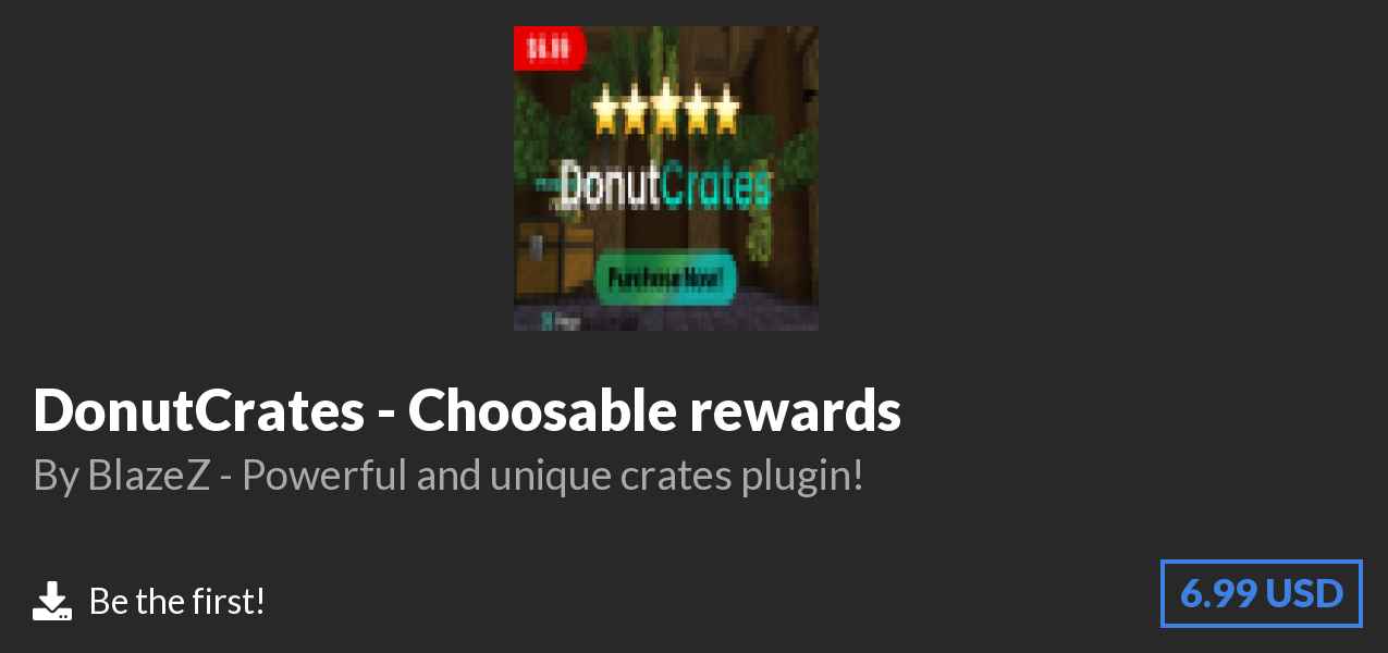 Download DonutCrates - Choosable rewards on Polymart