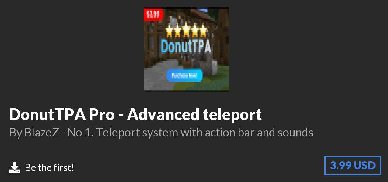 Download DonutTPA Pro - Advanced teleport on Polymart
