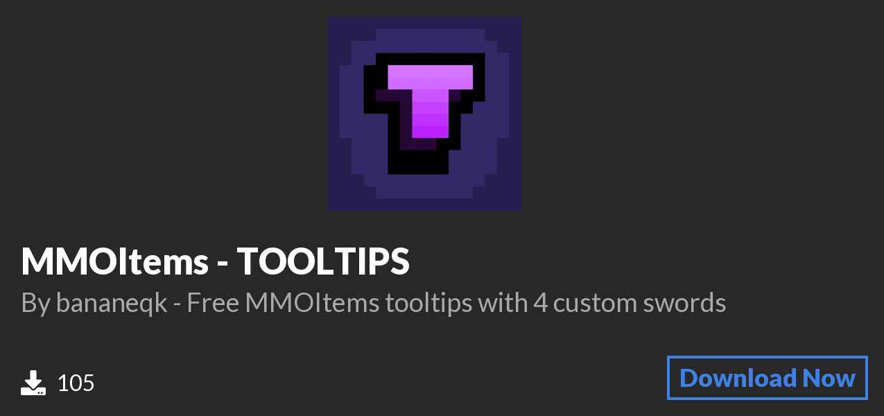 Download MMOItems - TOOLTIPS on Polymart