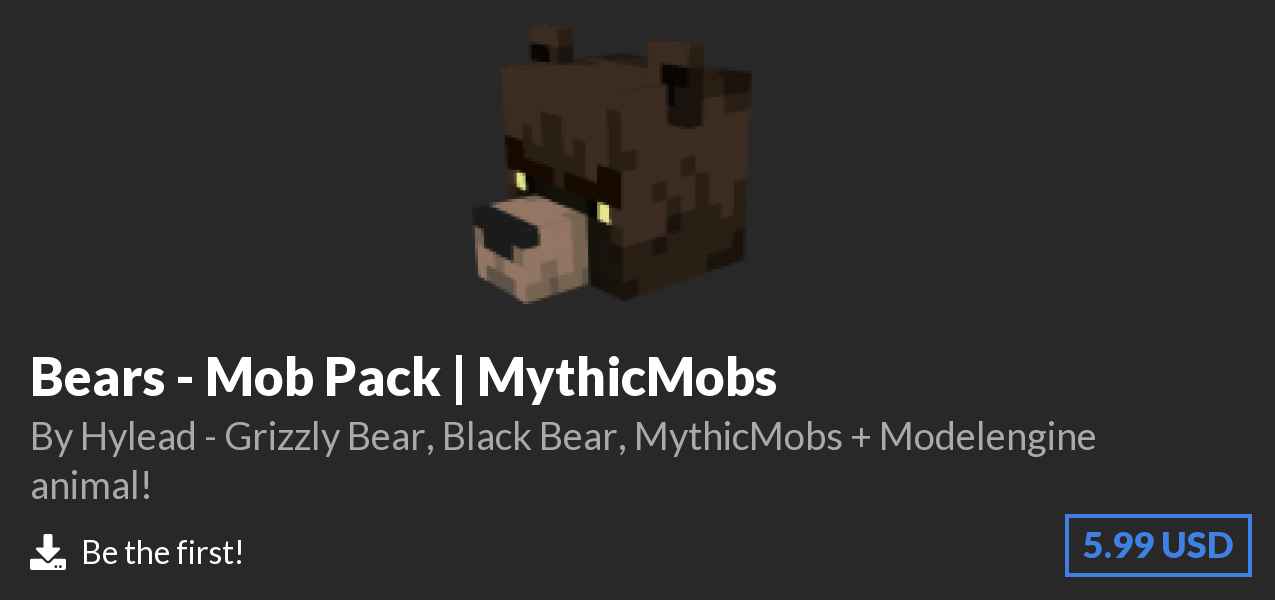 Download Bears - Mob Pack | MythicMobs on Polymart