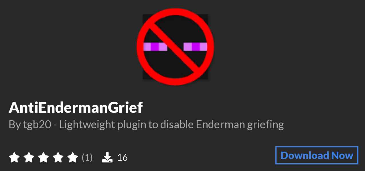 Download AntiEndermanGrief on Polymart