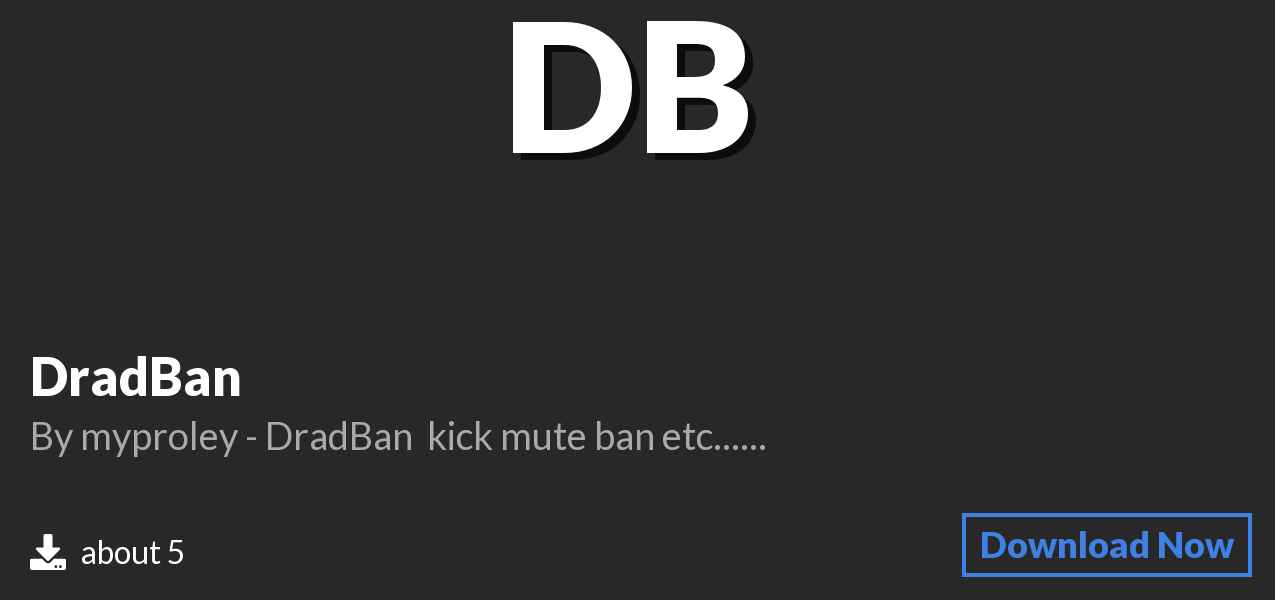 Download DradBan on Polymart