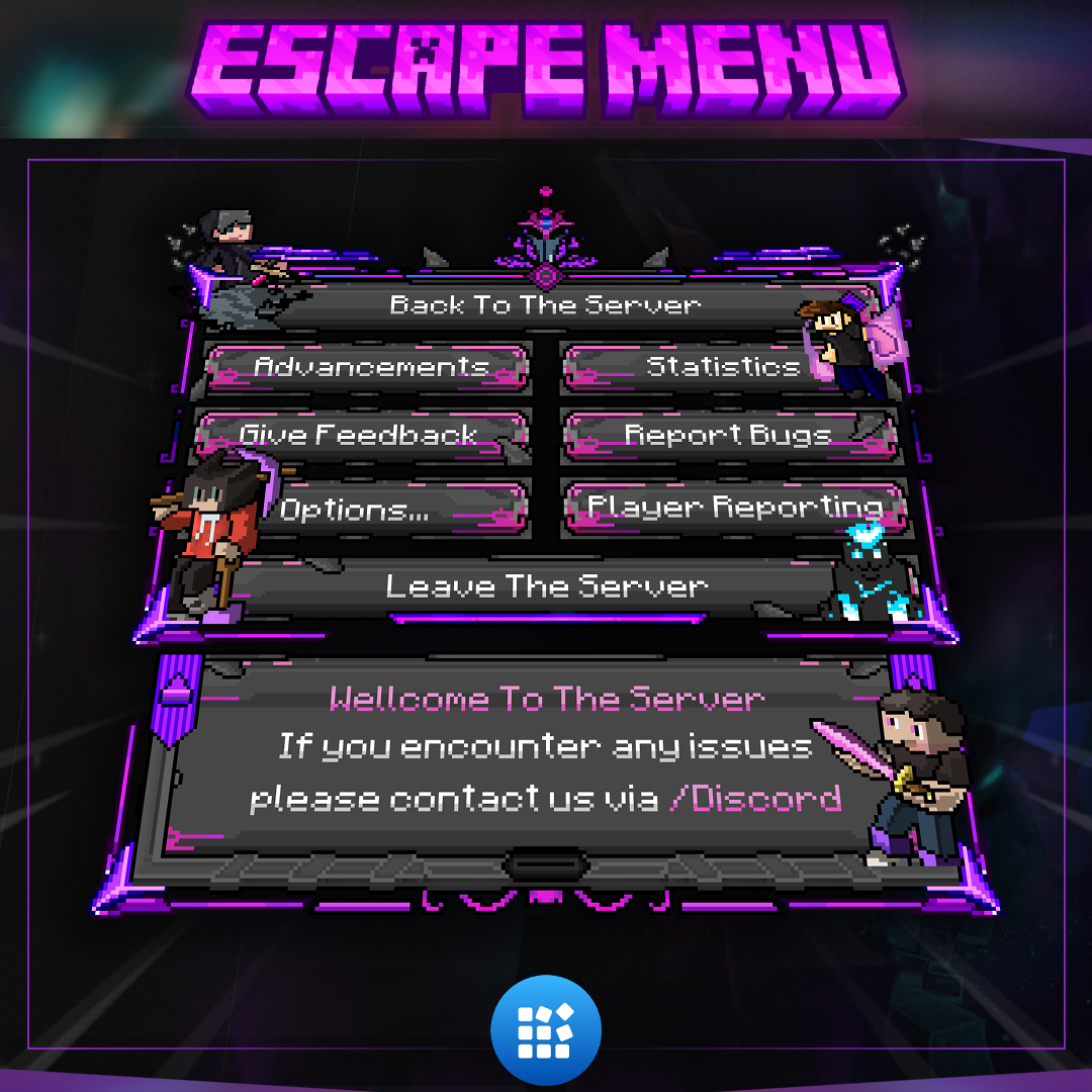 Solo Leveling Minecraft ESC Menu icon