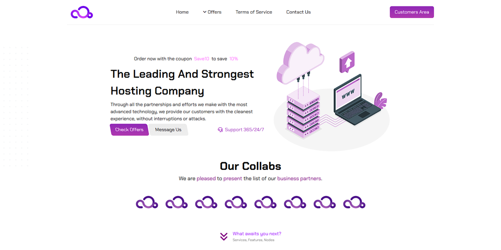 Vertex Host Premium Template