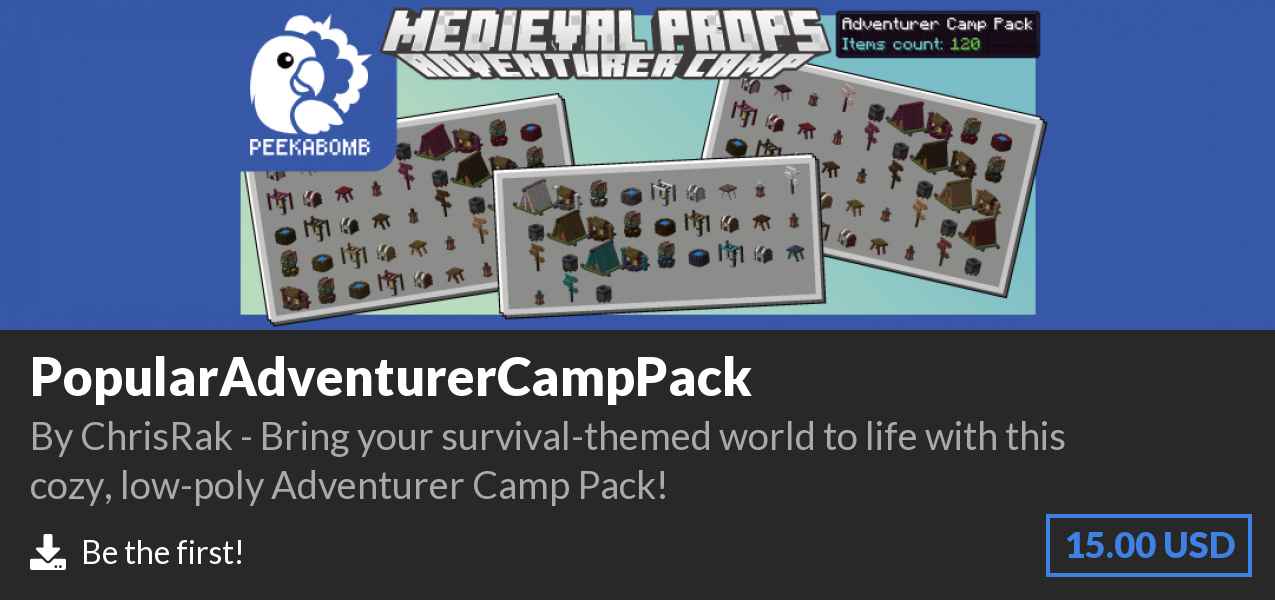 Download ！Popular！AdventurerCampPack on Polymart