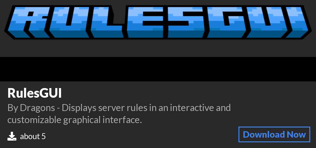 Download RulesGUI on Polymart
