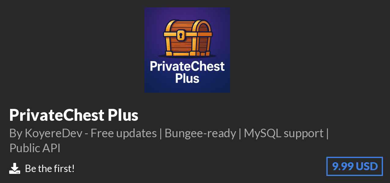 Download PrivateChest Plus on Polymart