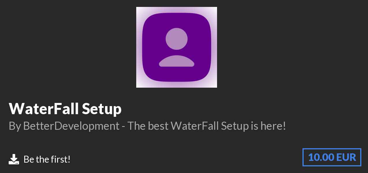 Download WaterFall Setup on Polymart