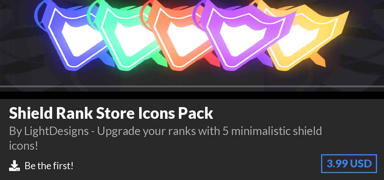 Download Shield Rank Store Icons Pack on Polymart