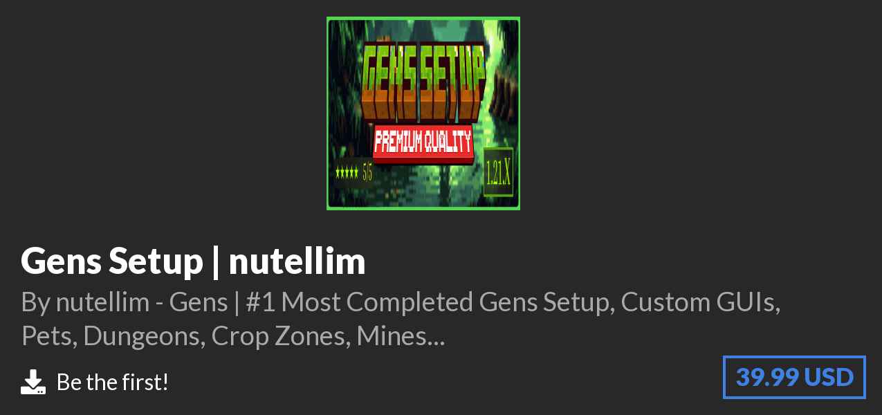 Download Gens Setup | nutellim on Polymart