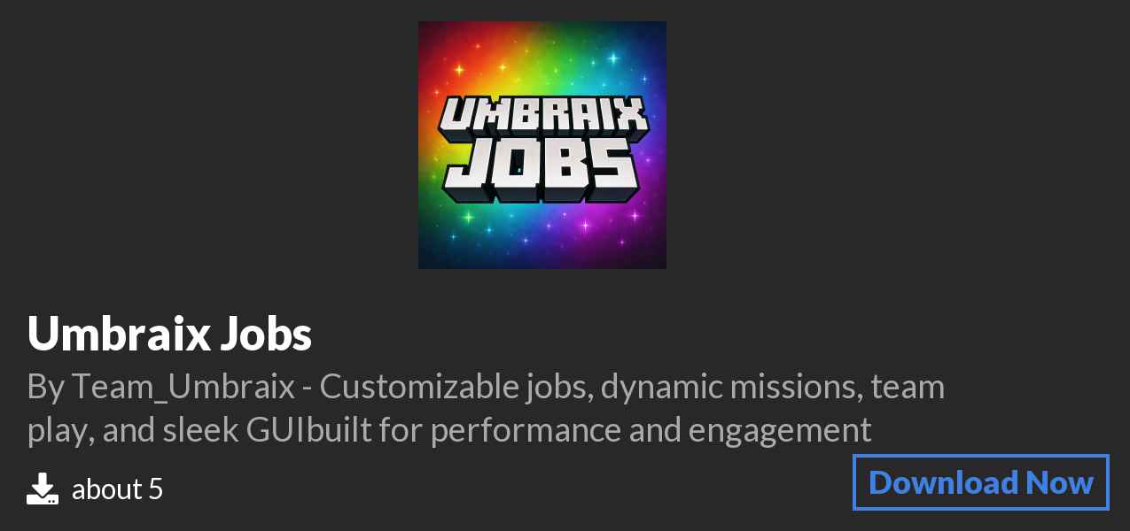 Download Umbraix Jobs on Polymart