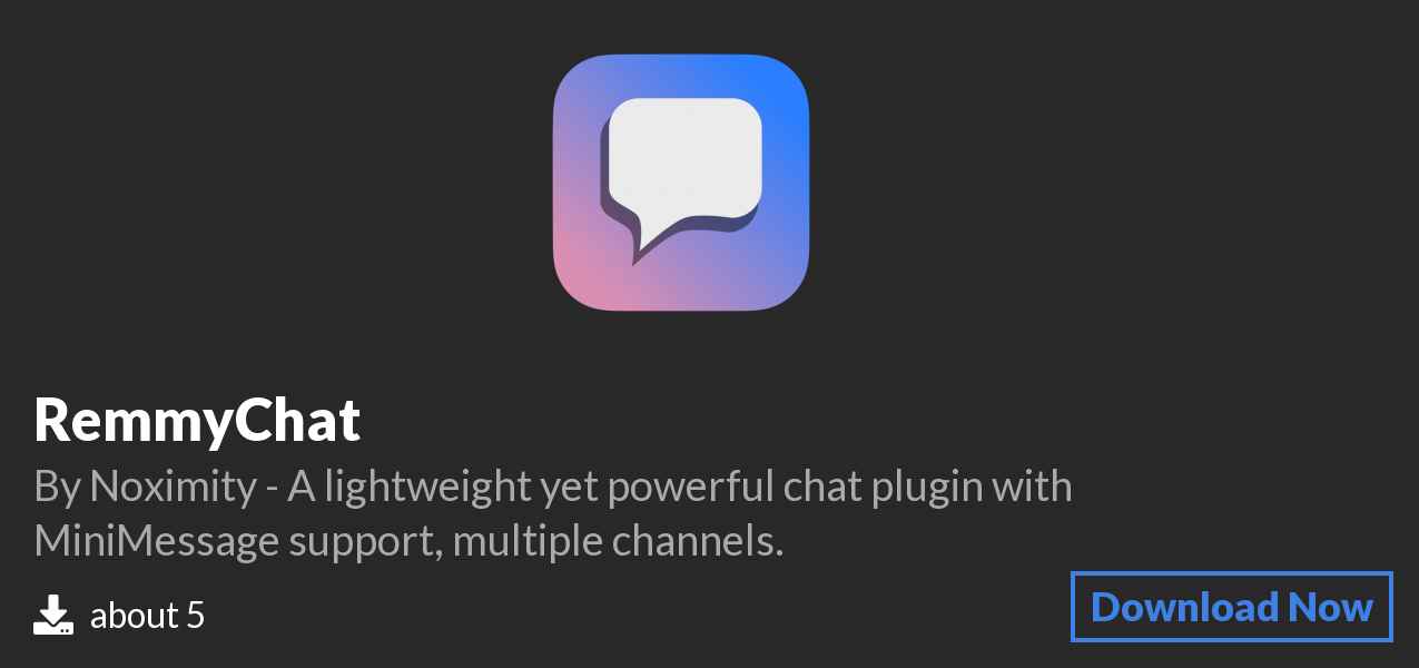Download RemmyChat on Polymart