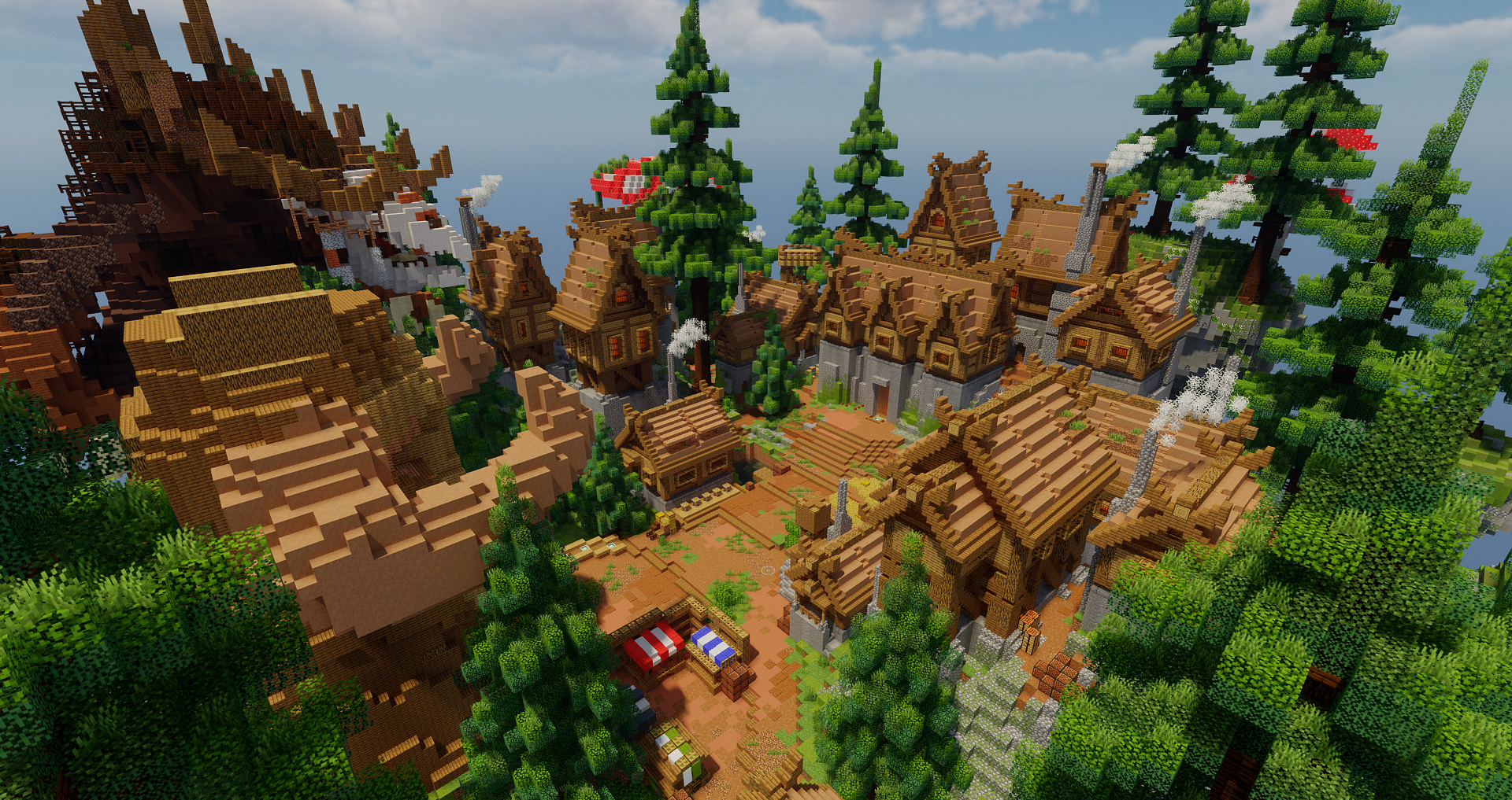 Viking village with Wendigo Hub