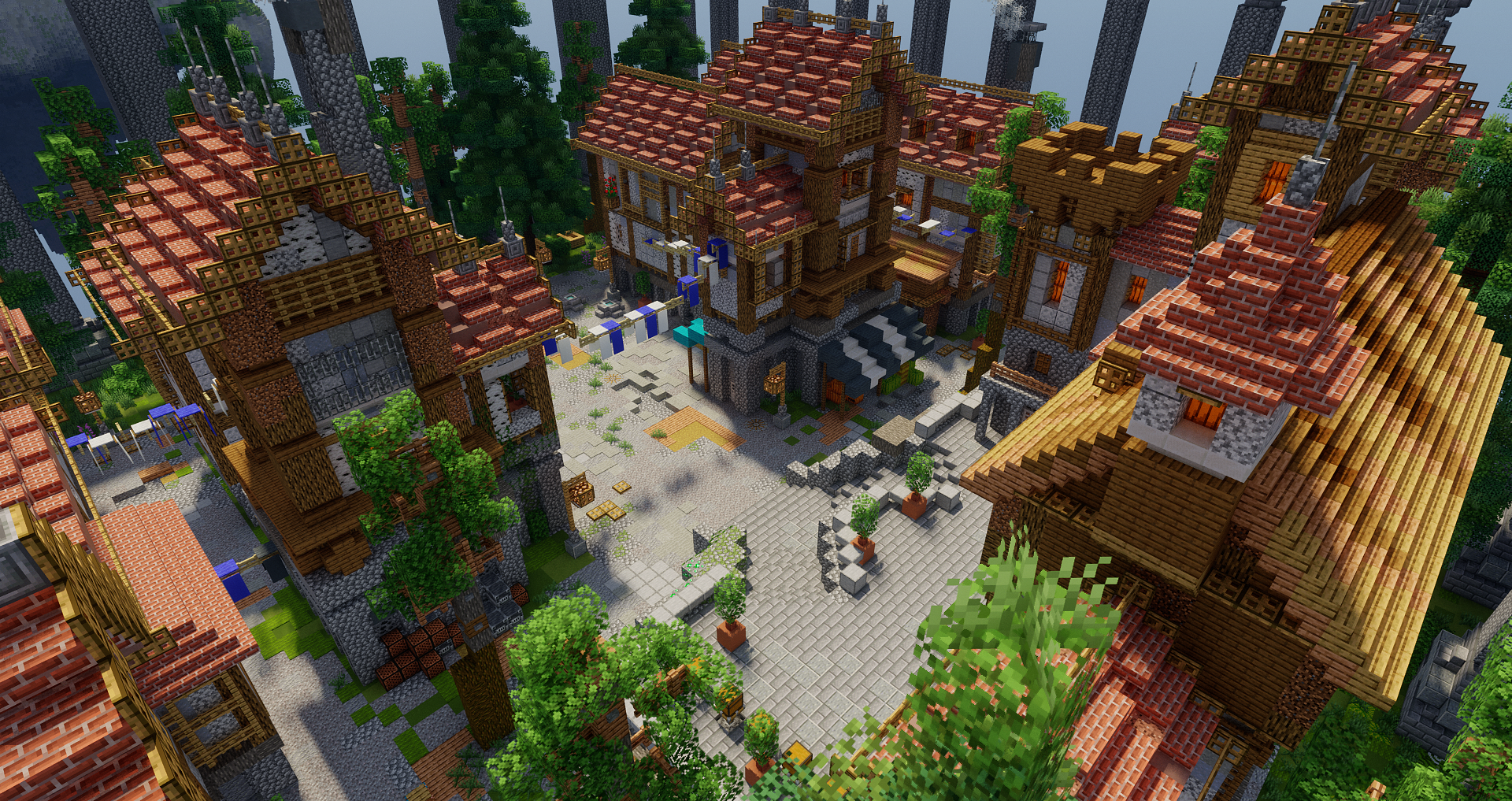 Cute medieval HUB