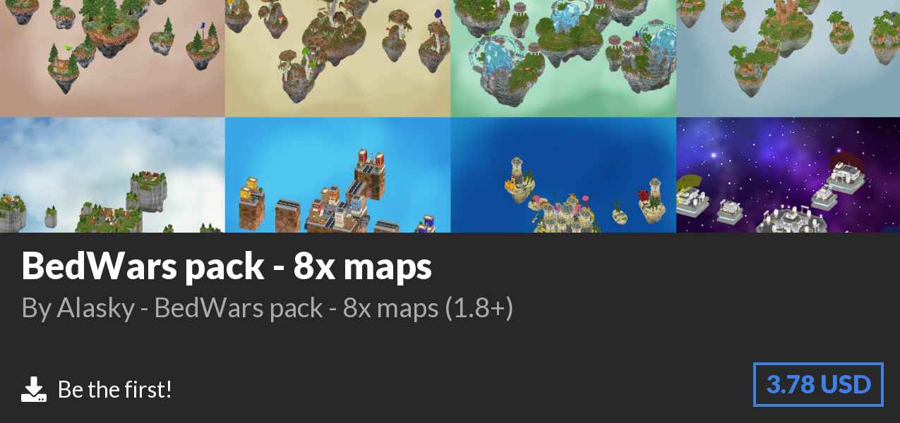 Download BedWars pack - 8x maps on Polymart