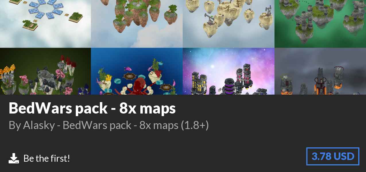 Download BedWars pack - 8x maps on Polymart