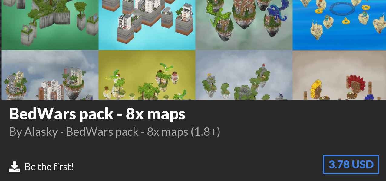 Download BedWars pack - 8x maps on Polymart