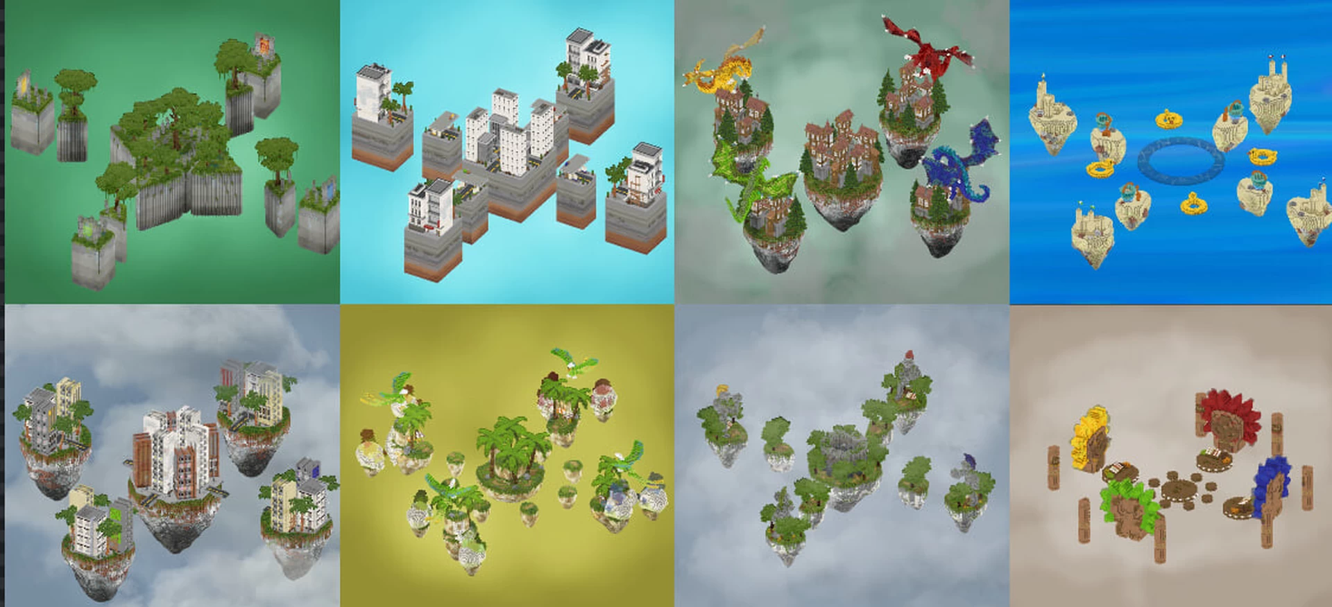 BedWars pack - 8x maps
