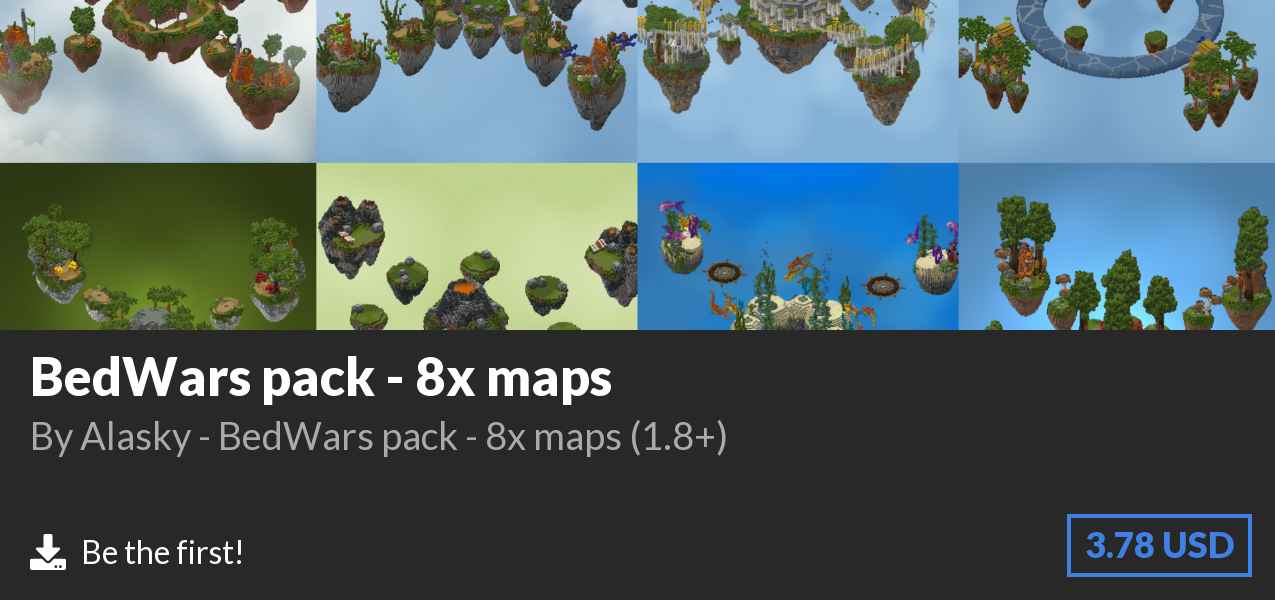 Download BedWars pack - 8x maps on Polymart