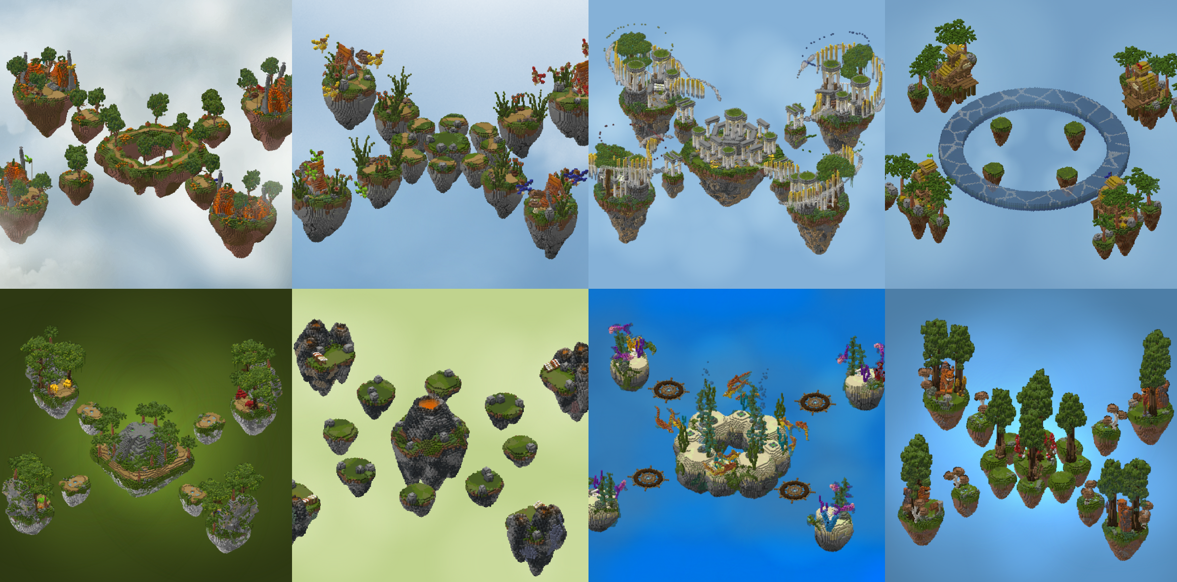 BedWars pack - 8x maps