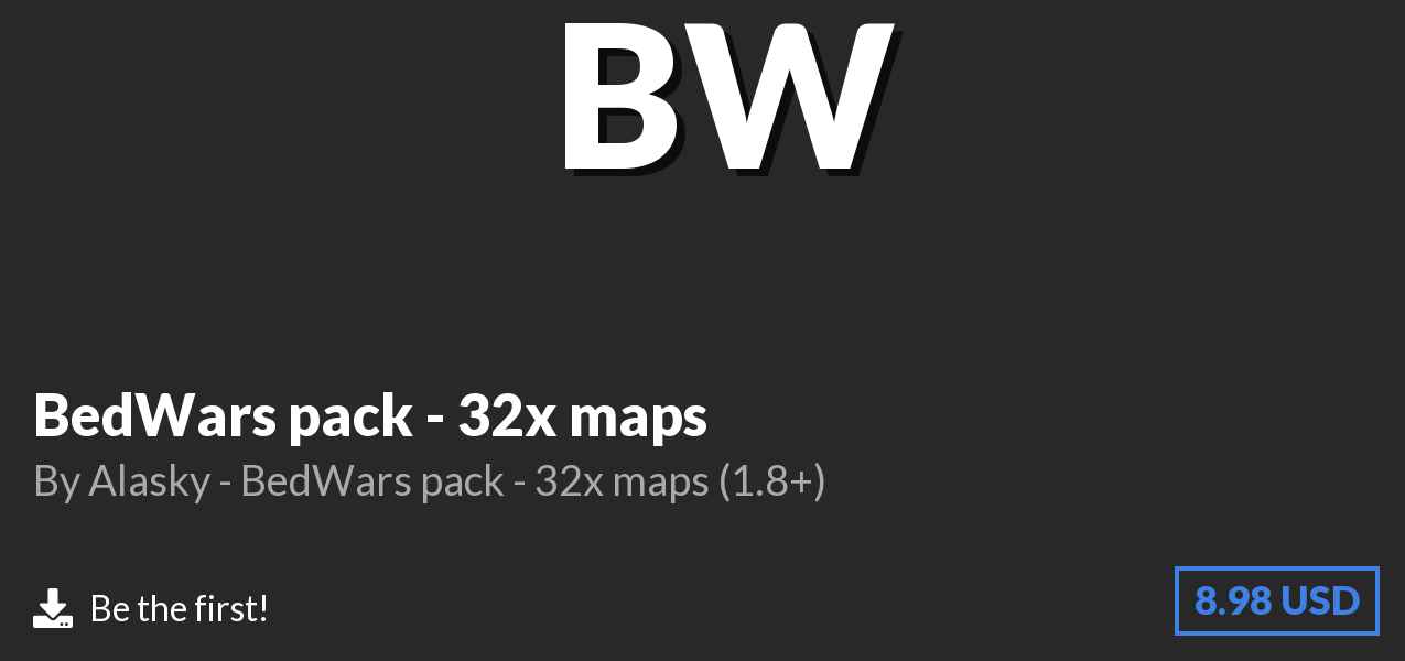 Download BedWars pack - 32x maps on Polymart