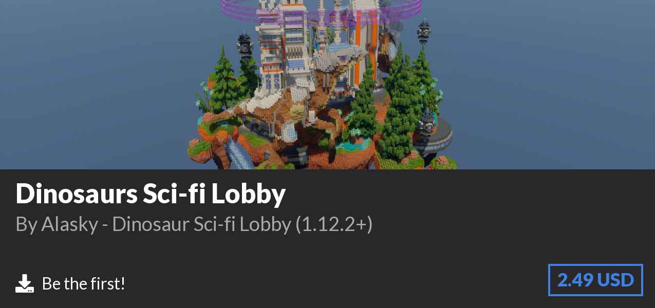 Download Dinosaurs Sci-fi Lobby on Polymart