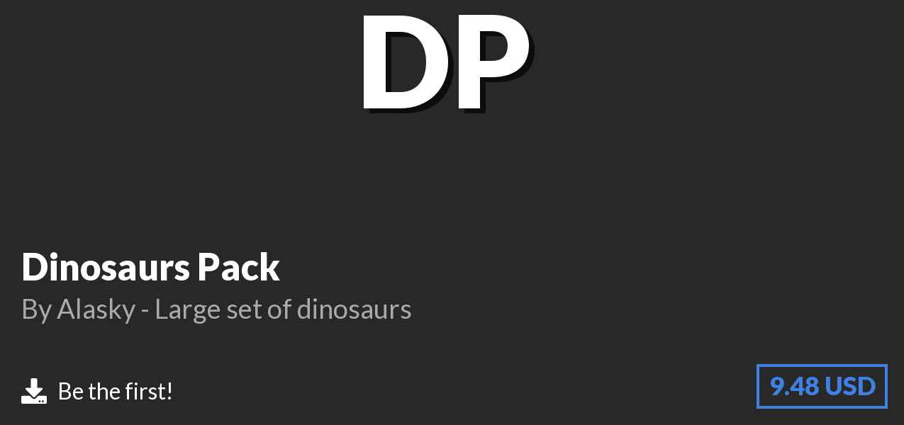 Download Dinosaurs Pack on Polymart