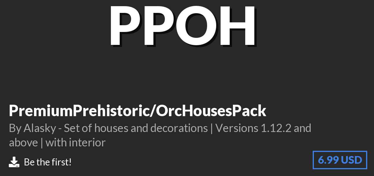 Download PremiumPrehistoric/OrcHousesPack on Polymart