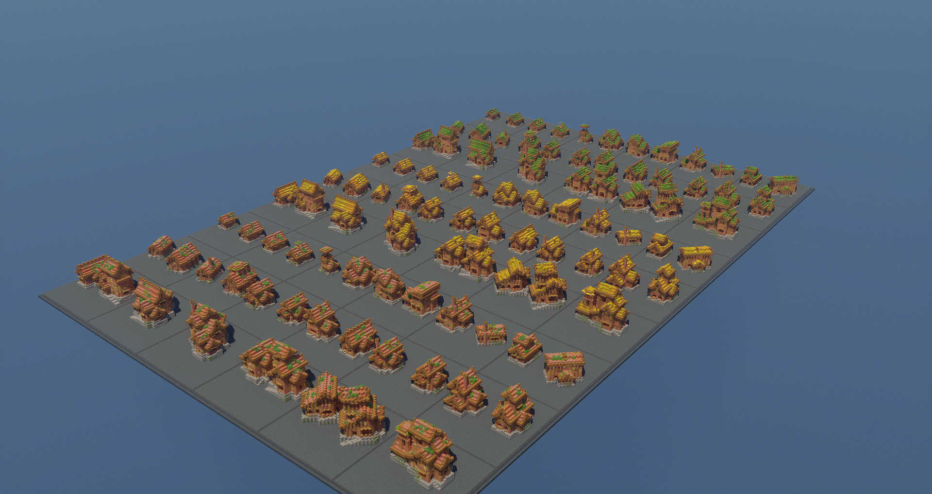 Small Medieval Houses Set
