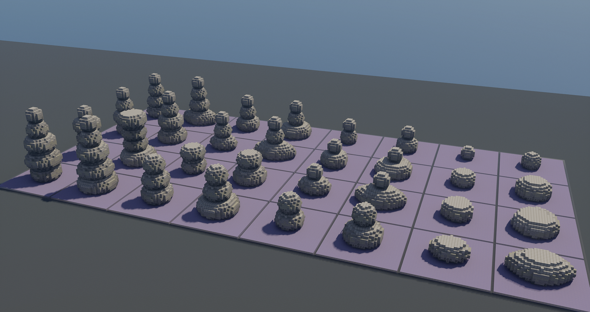 Pack of stones