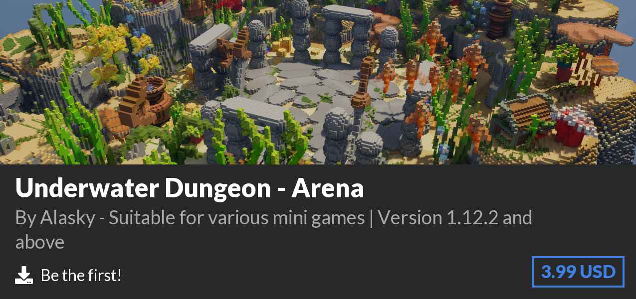 Download Underwater Dungeon - Arena on Polymart