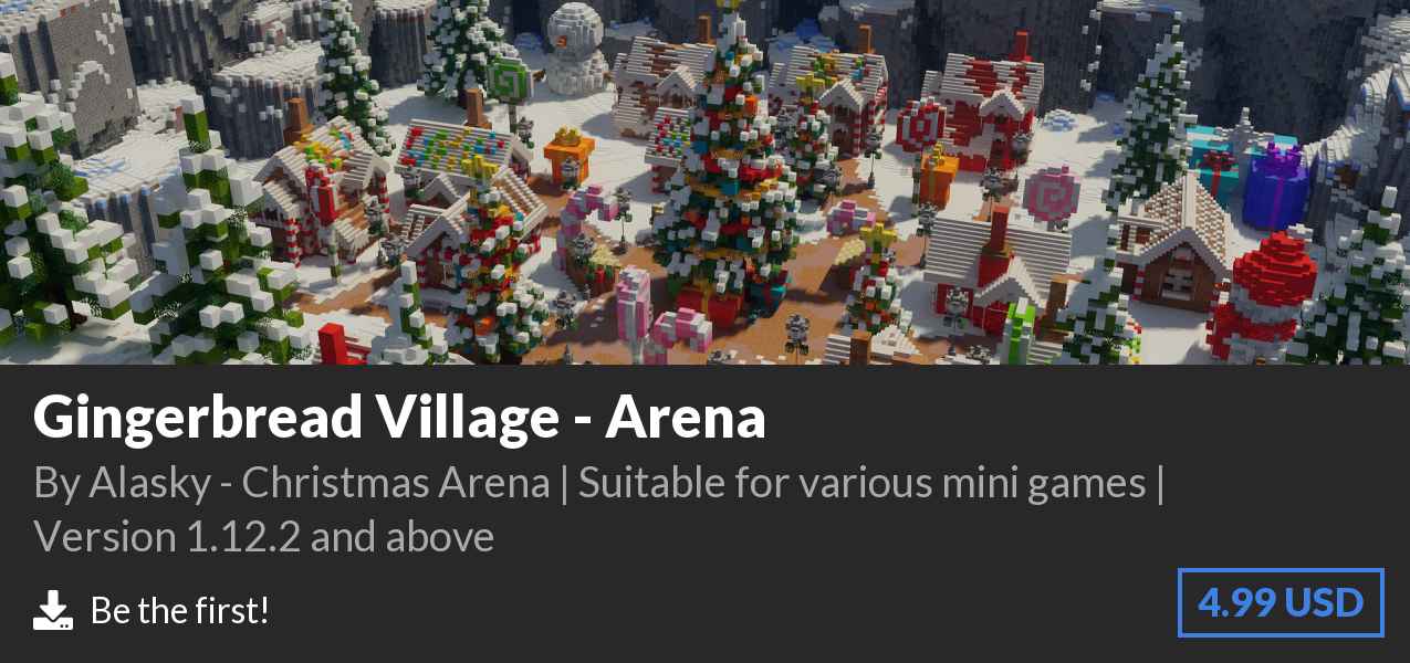 Download Gingerbread Village - Arena on Polymart