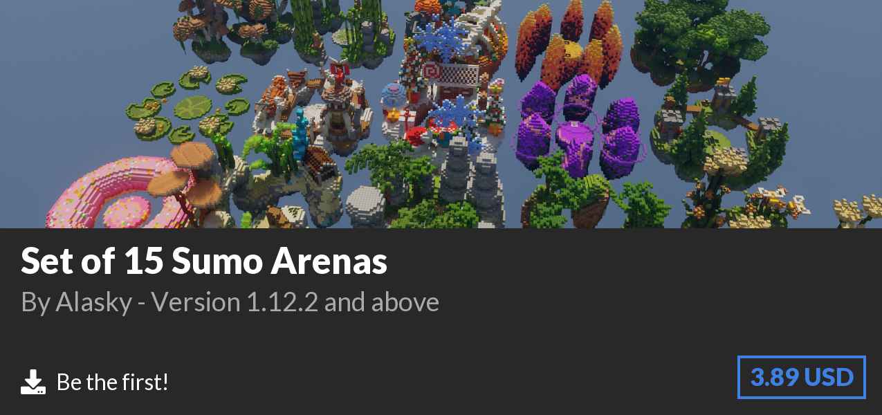 Download Set of 15 Sumo Arenas on Polymart