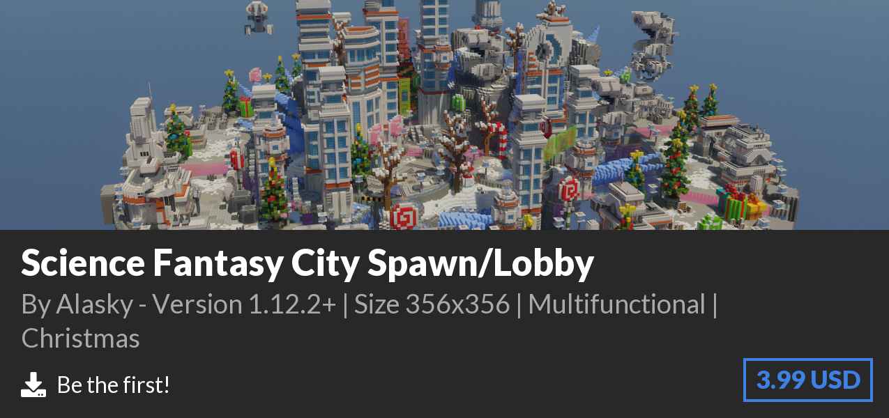 Download Science Fantasy City Spawn/Lobby on Polymart