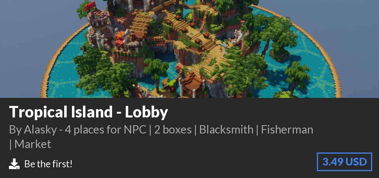 Download Tropical Island - Lobby on Polymart