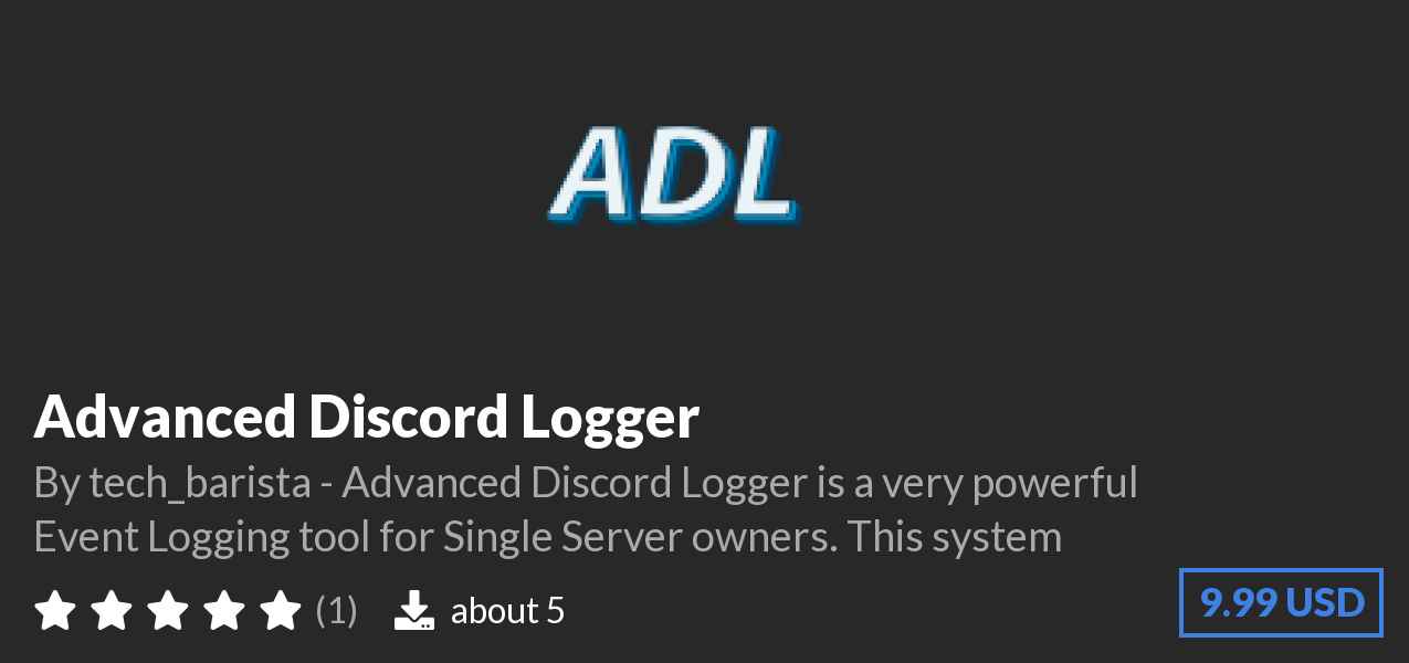 Download Advanced Discord Logger on Polymart