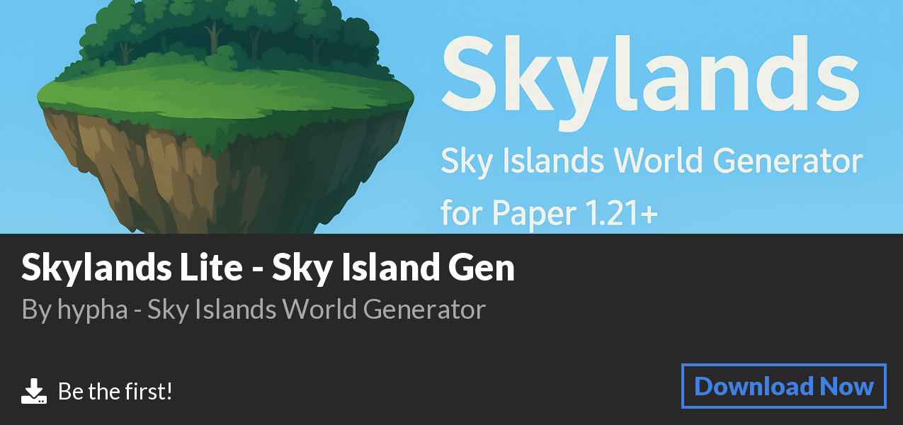 Download Skylands Lite - Sky Island Gen on Polymart