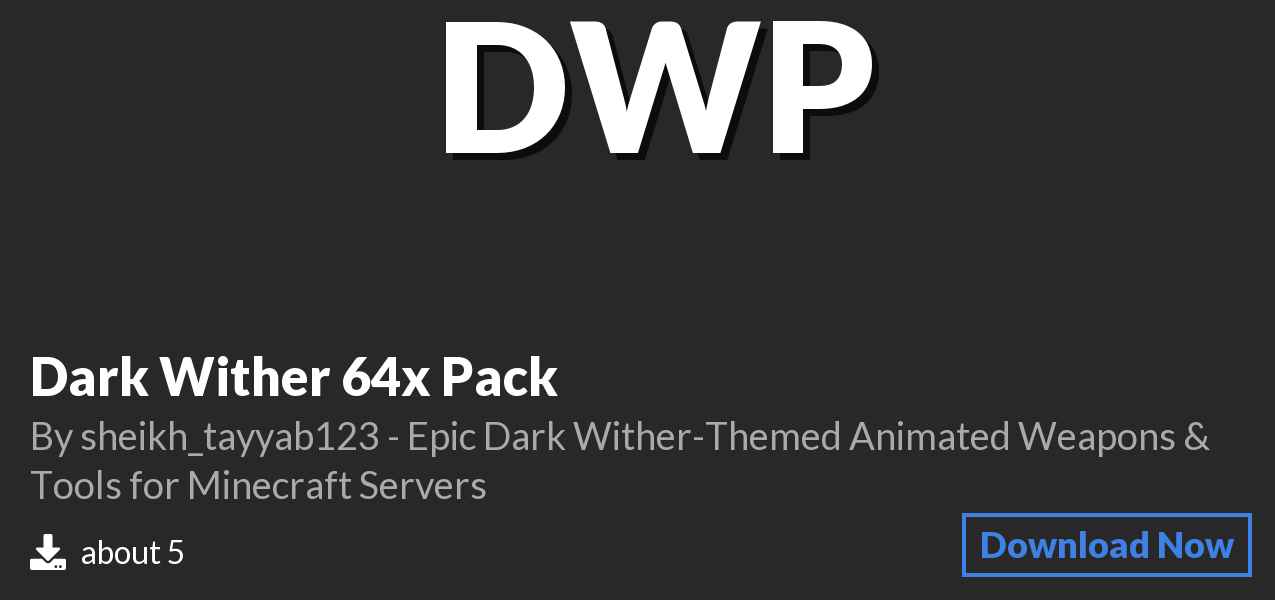 Download Dark Wither 64x Pack on Polymart