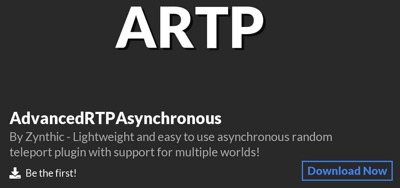 Download AdvancedRTP⚡Asynchronous⚡ on Polymart