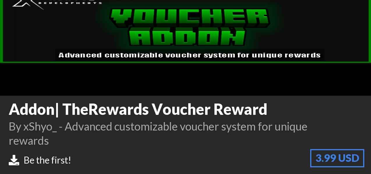 Download Addon| TheRewards Voucher Reward on Polymart