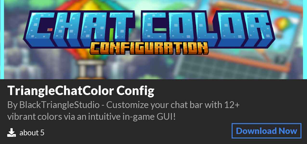 Download TriangleChatColor Config on Polymart