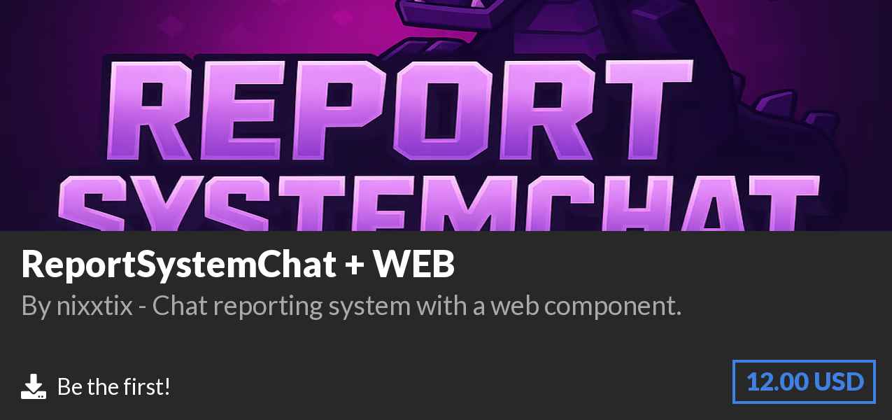 Download ReportSystemChat + WEB on Polymart
