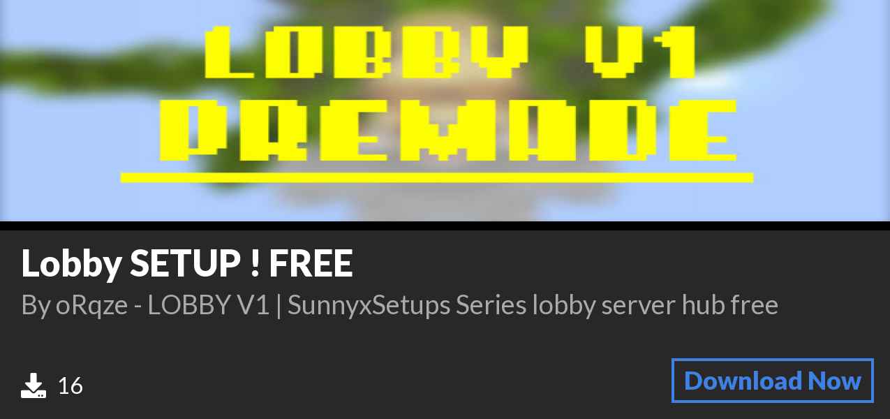 Download Lobby SETUP ! FREE on Polymart