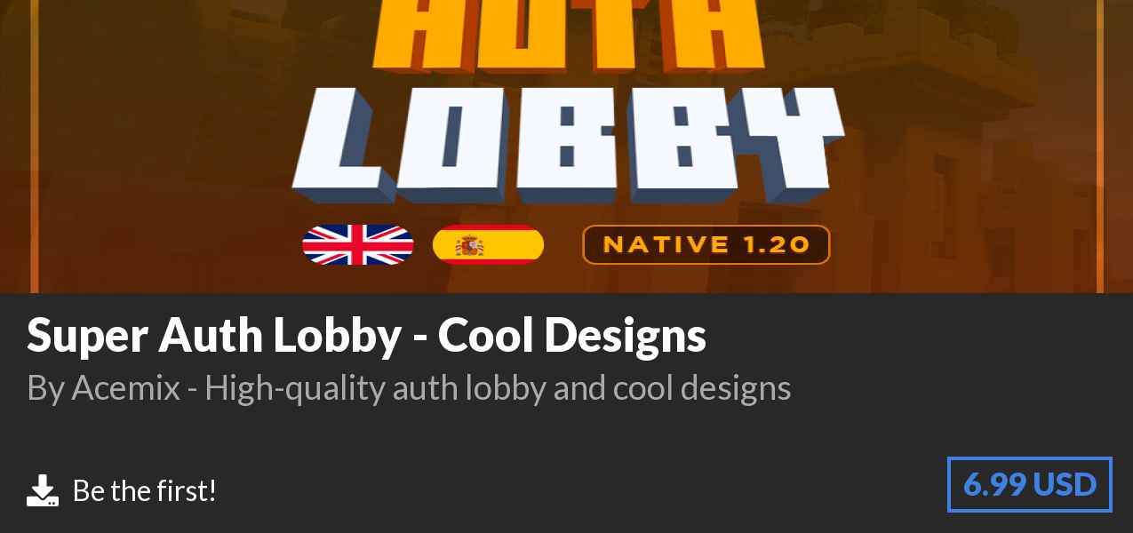 Download Super Auth Lobby - Cool Designs on Polymart