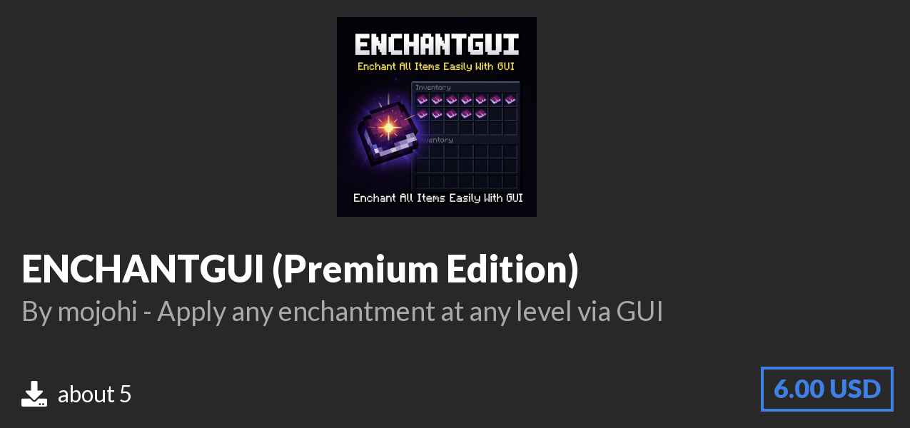 Download ENCHANTGUI (Premium Edition) on Polymart