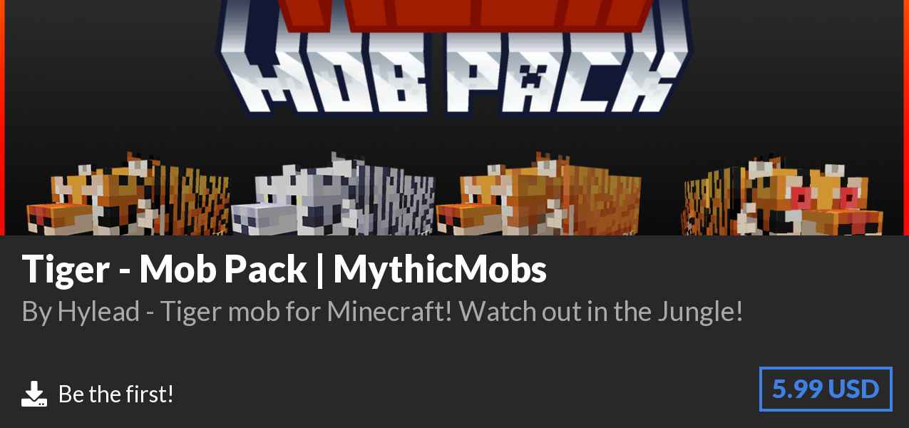 Download Tiger - Mob Pack | MythicMobs on Polymart