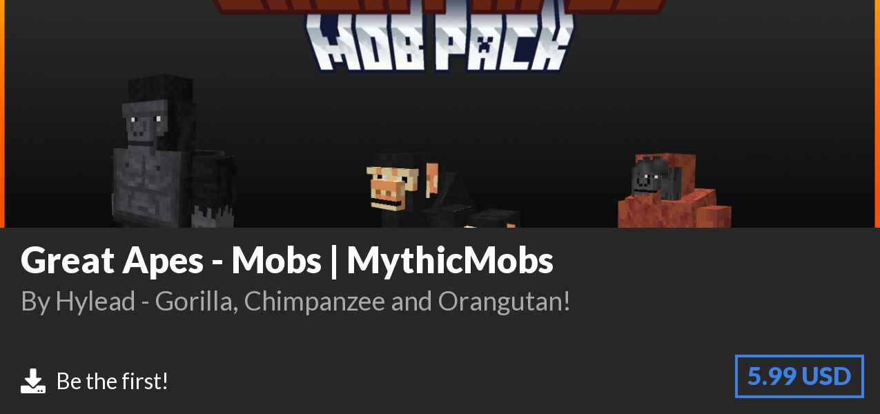 Download Great Apes - Mobs | MythicMobs on Polymart