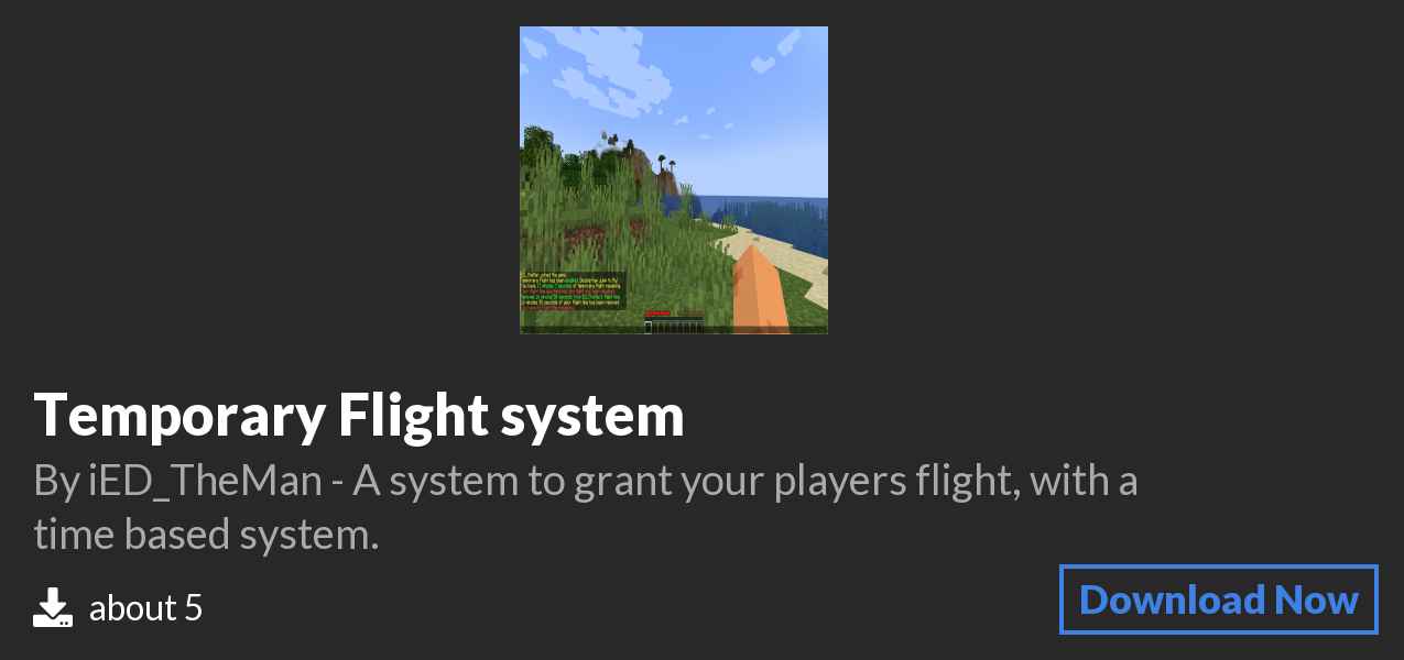 Download Temporary Flight system ✅ on Polymart