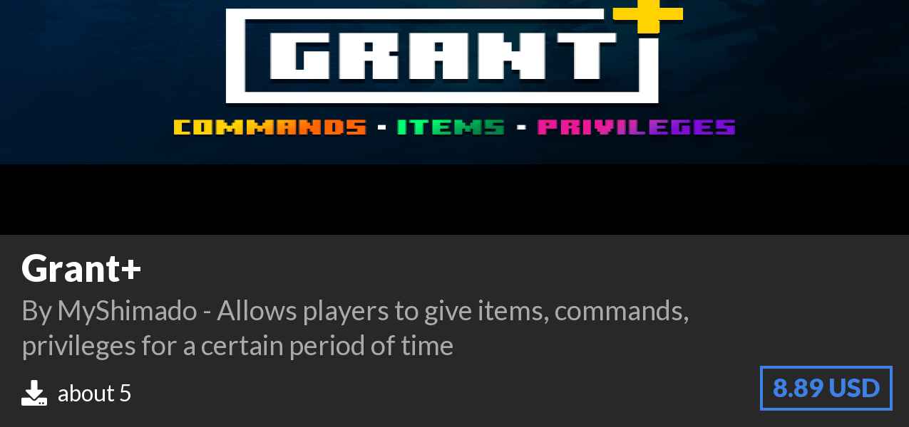 Download Grant+ on Polymart